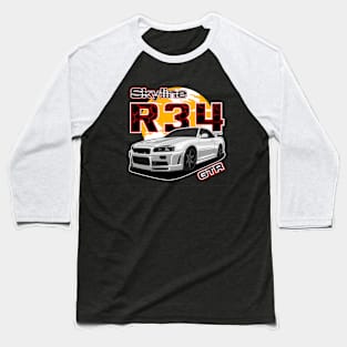 Skyline R34 Baseball T-Shirt